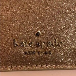 Rose gold Kate spade card holder